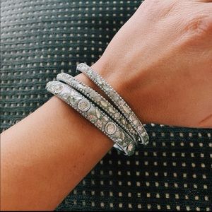 Silver bangles